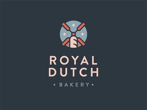 Royal Dutch Bakery Logo by Petr Knoll