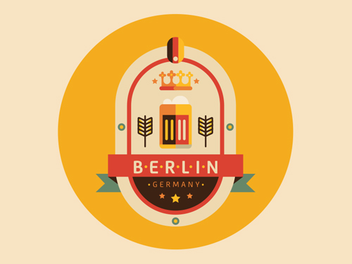Berlin Badge by Aldo Crusher