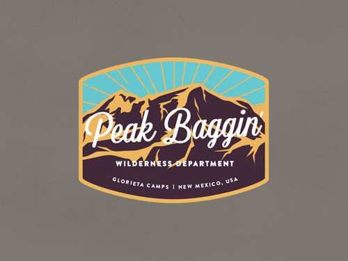 Peak Baggin Patch Badge by Andrew Miller