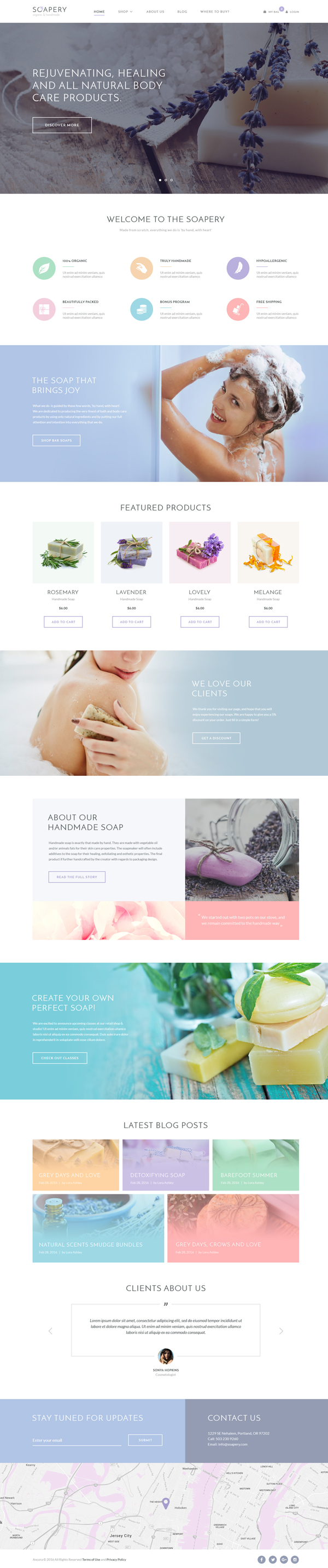 Soapery – Handmade Soap & Handcrafted Products Shop WP Theme