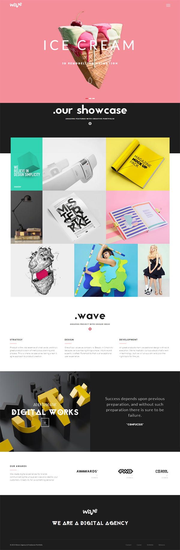 Wave – Agency & Freelancer Portfolio WP Theme