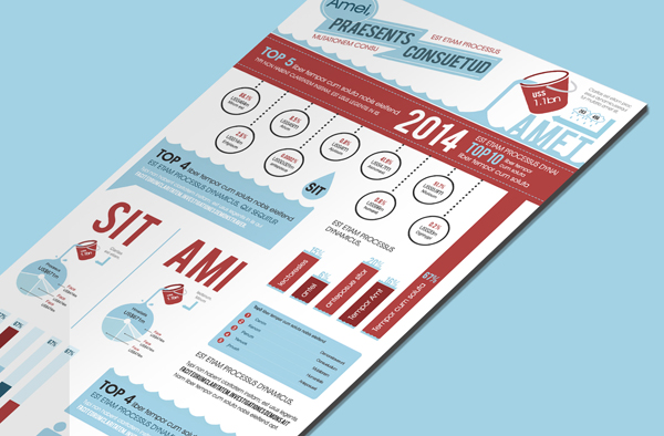 Free Infographics PSD Template