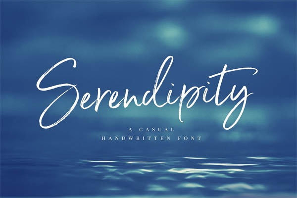 Serendipity Handwritten Font - 1