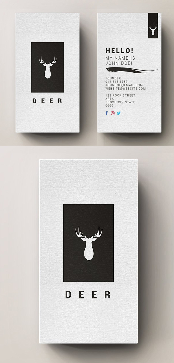 Minimal Business Card with Logo