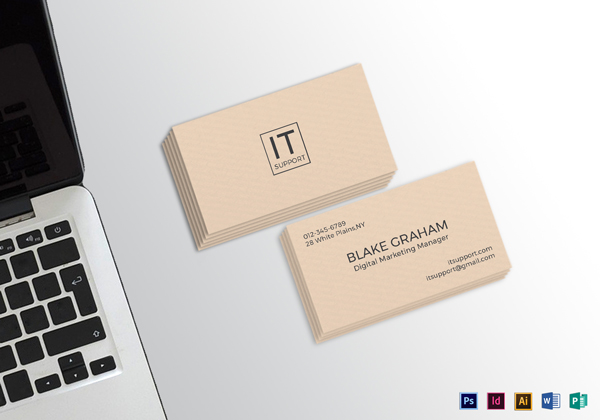 Simple Clean Business Card Template
