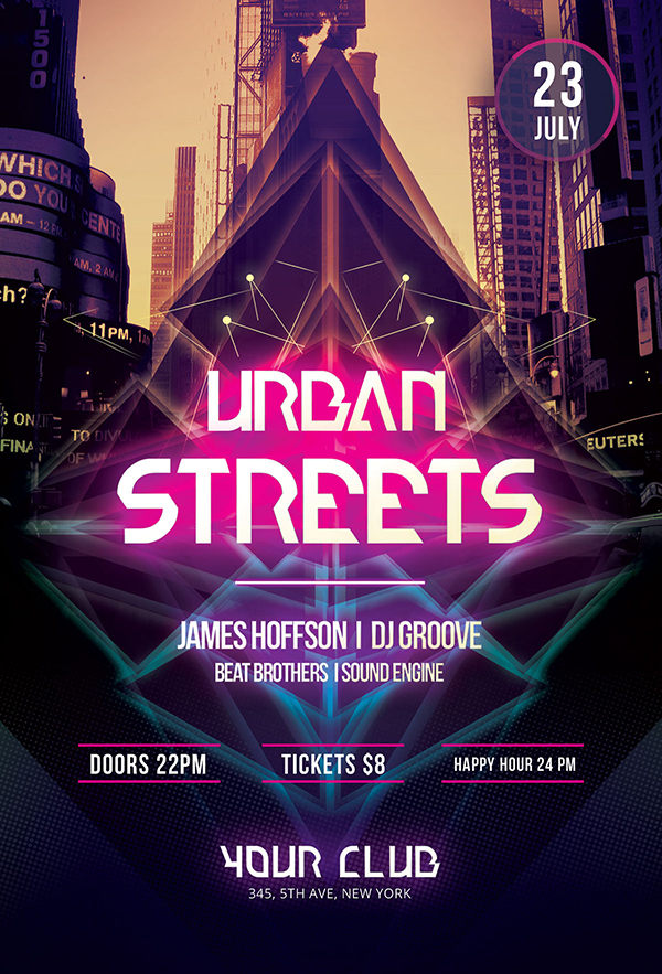 Urban Streets Flyer Template