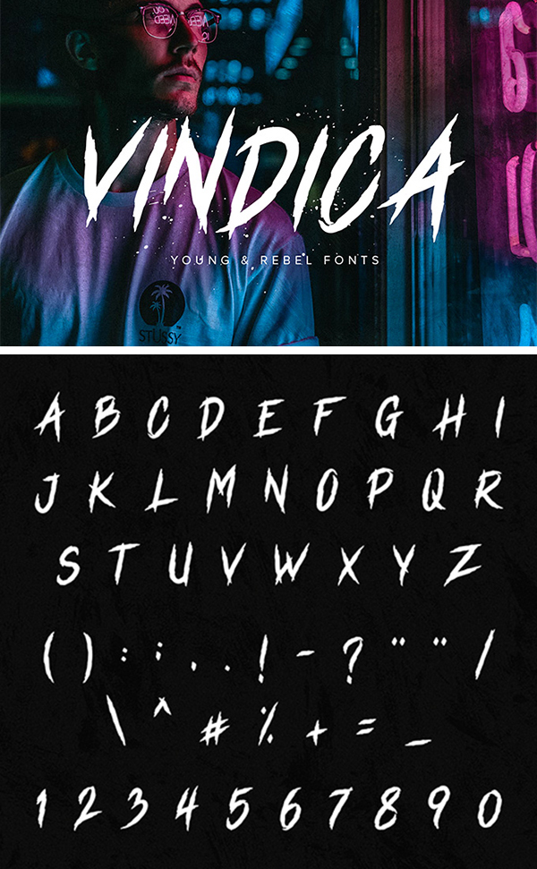 Vindica Rebel Free Font