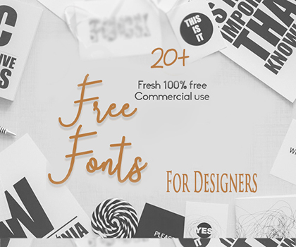 Latest & Stylish 20+ Free Fonts For Creative or Graphic Designers ...