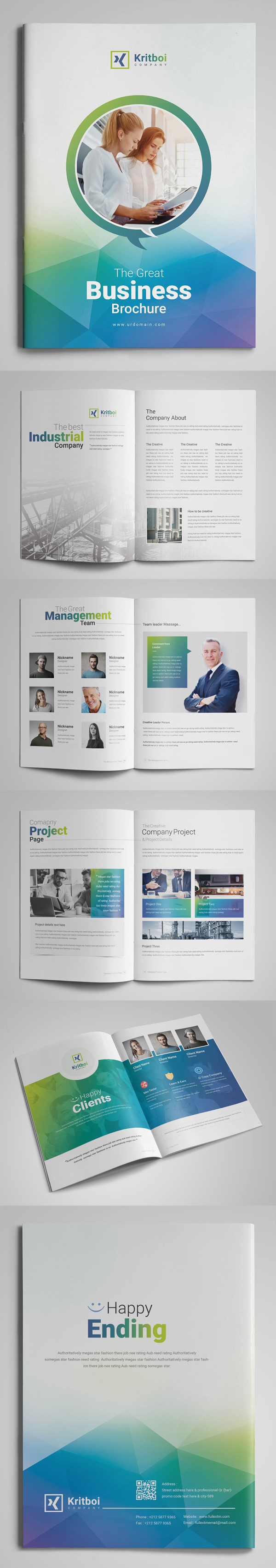100 Professional Corporate Brochure Templates - 51