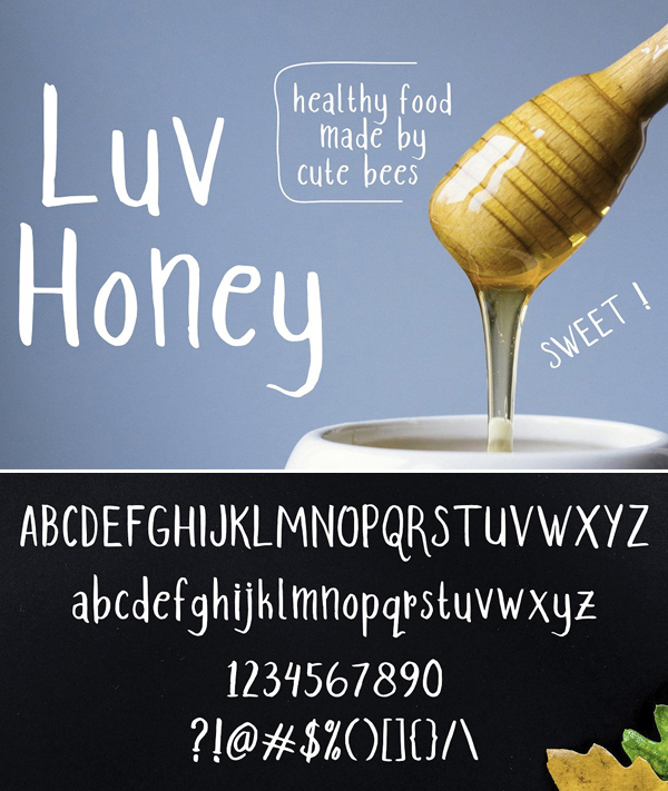 Luv Honey Font