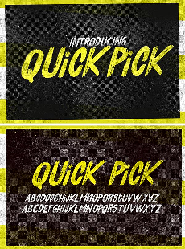Quick Pick Font