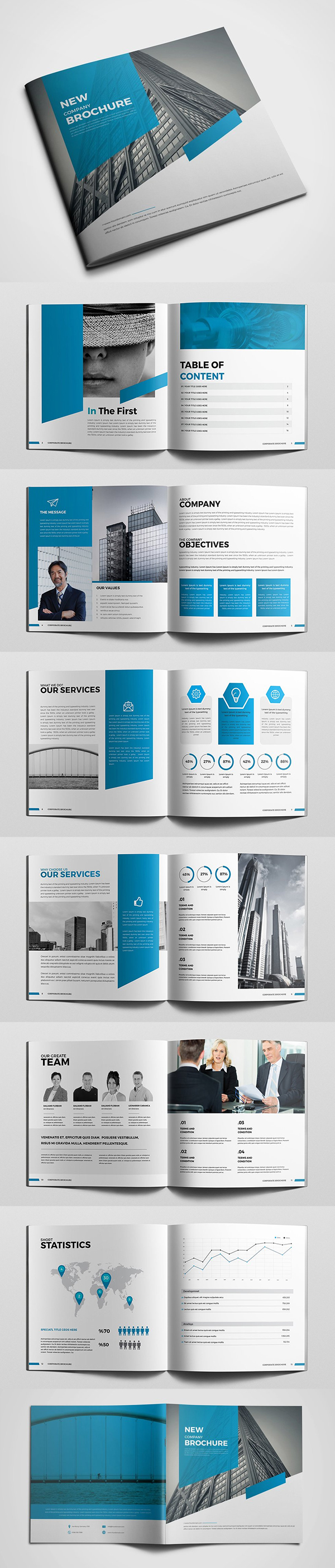100 Professional Corporate Brochure Templates - 57