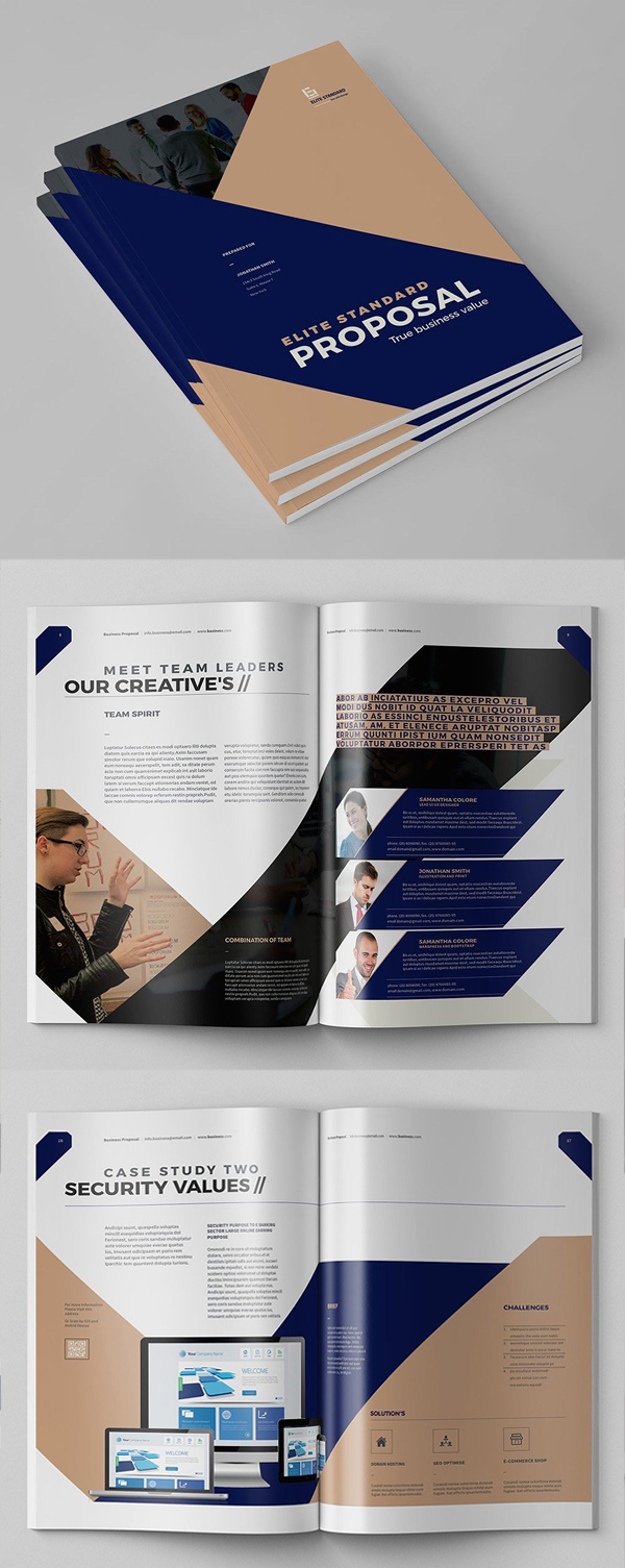 100 Professional Corporate Brochure Templates - 76