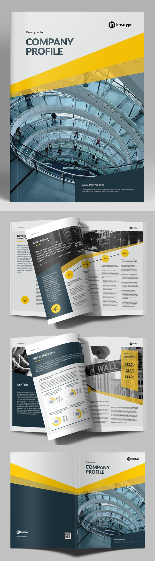 100 Professional Corporate Brochure Templates - 63