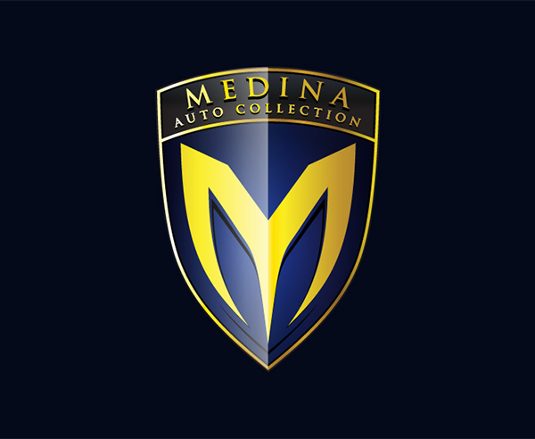 Letter M Shield Logo