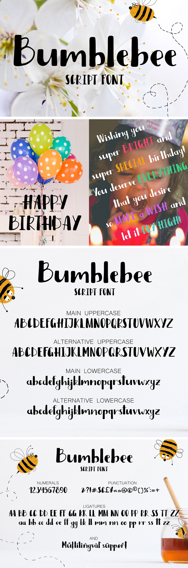 Bumblebee Script Font