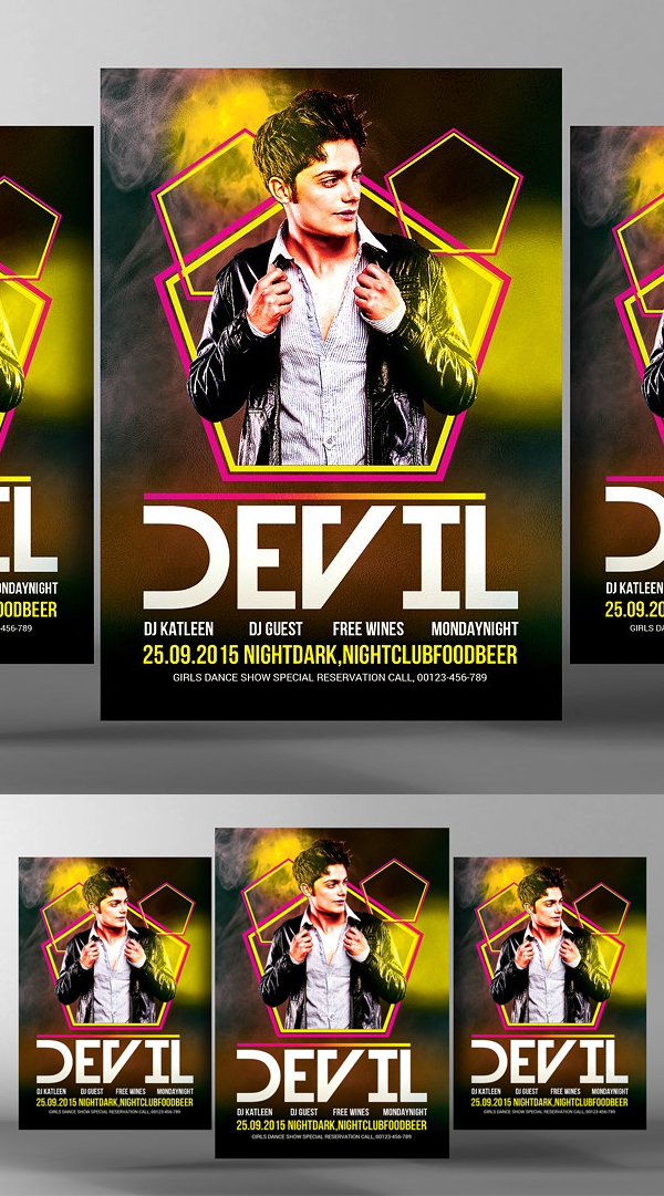 Dj Guest Party Flyer Template