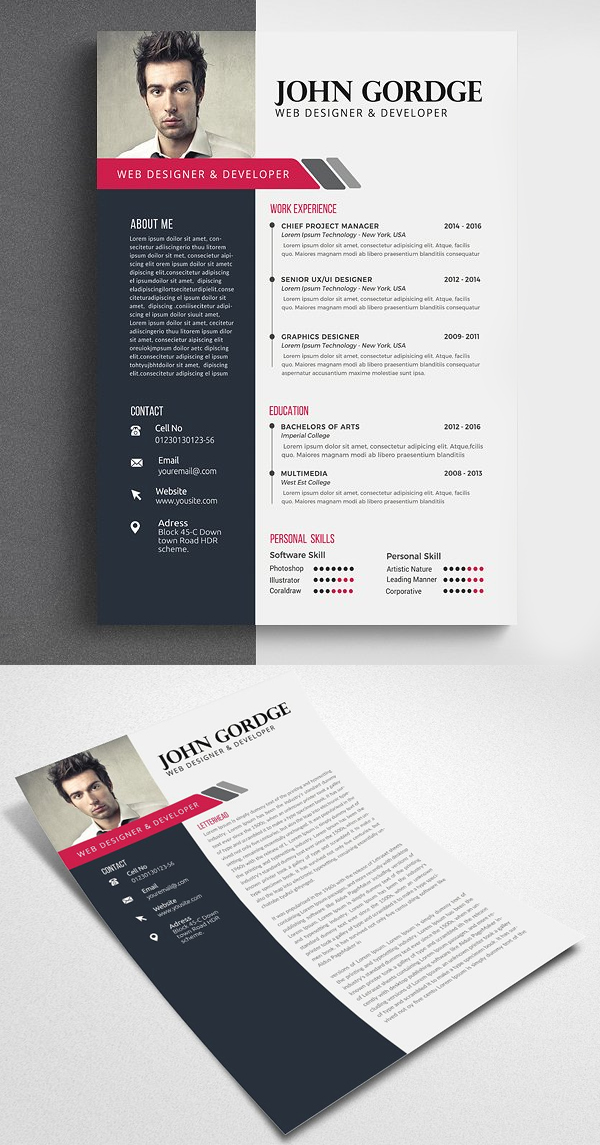 Professional and Clean Resume CV template