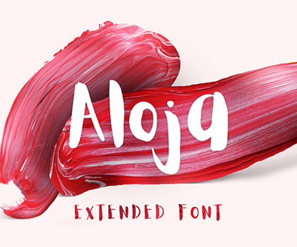 aloja+brush+font+thumb