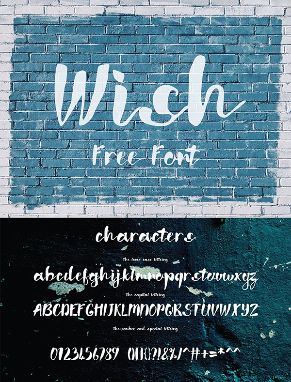 WISH - Free Font