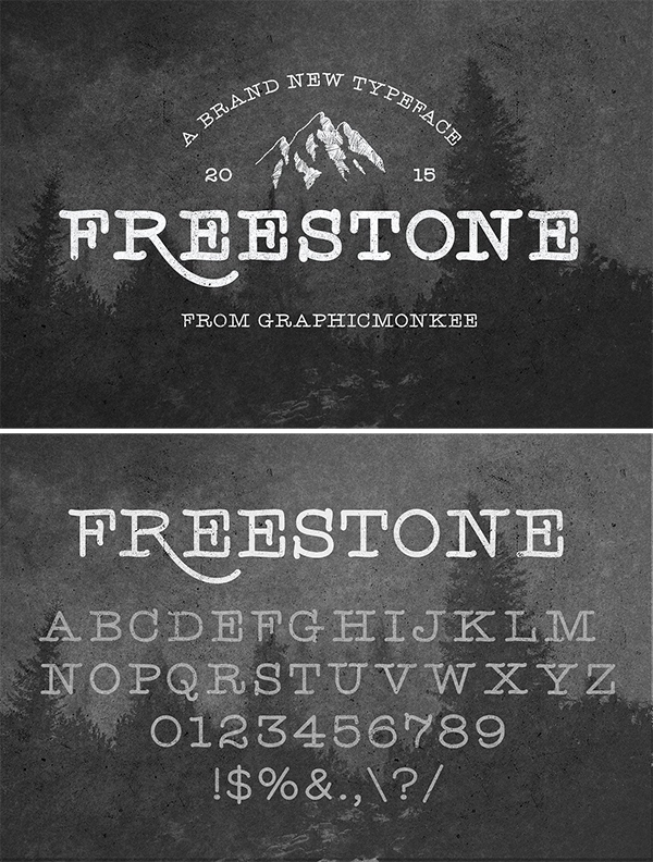 Freestone - Handmade Font