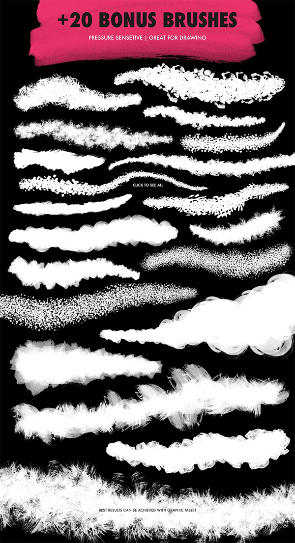 Fantastic Photoshop Brushes With Texture