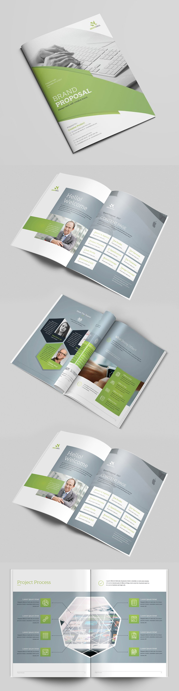 100 Professional Corporate Brochure Templates - 75