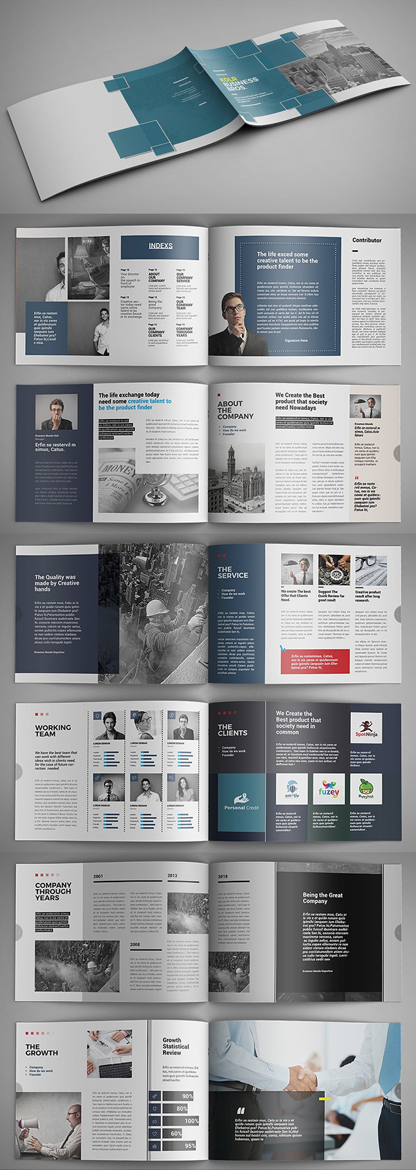 100 Professional Corporate Brochure Templates - 71