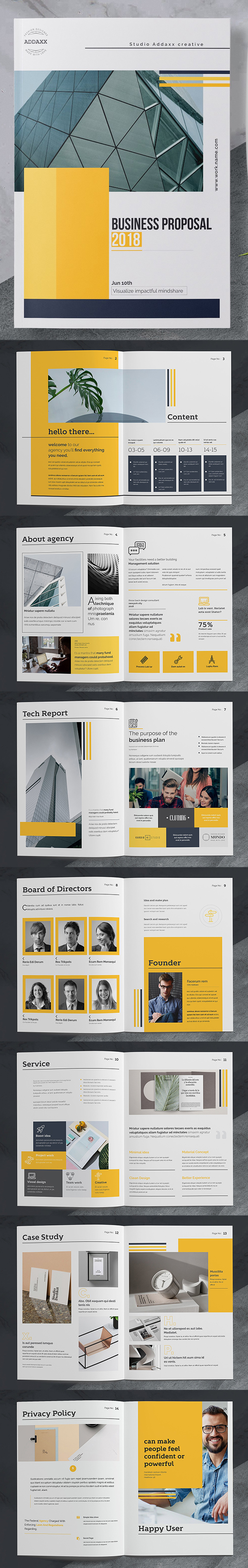 100 Professional Corporate Brochure Templates - 73