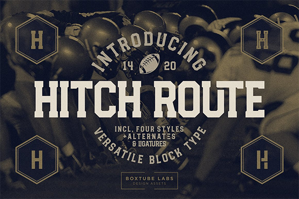 Hitch Route Font