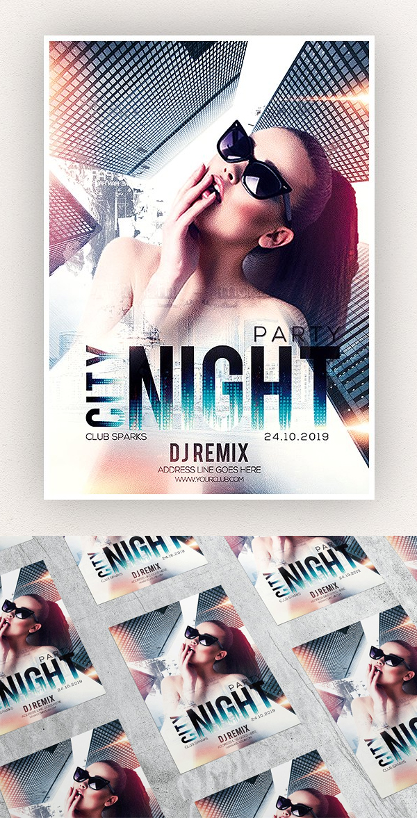 City DJ Night Flyer