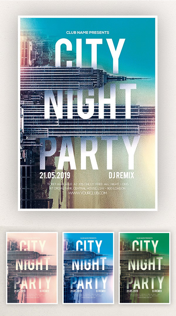 City Dream Party Flyer