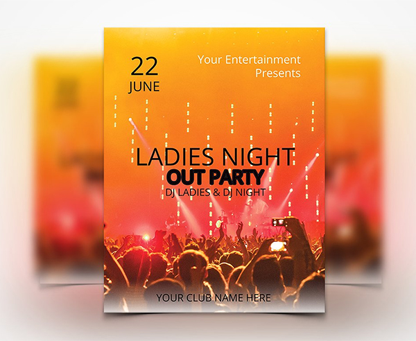 Ladies Night Party - Flyer