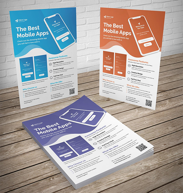Mobile Apps Promotion Flyer