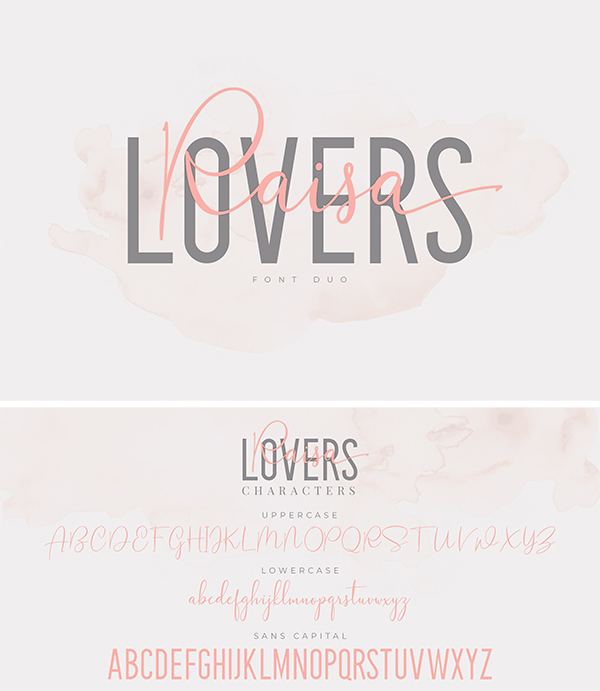 Raisa Lovers Font Duo