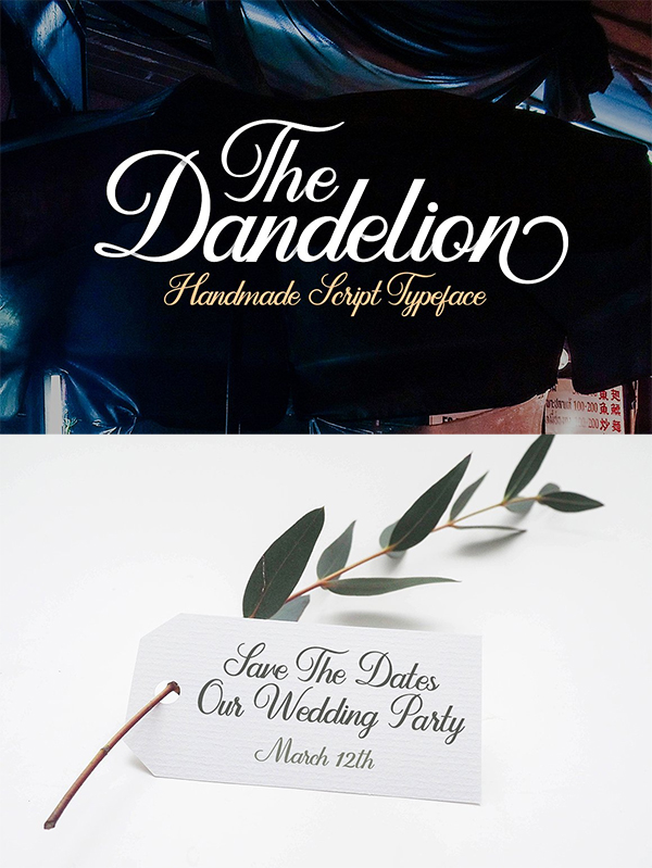 Dandelion Free Script Font