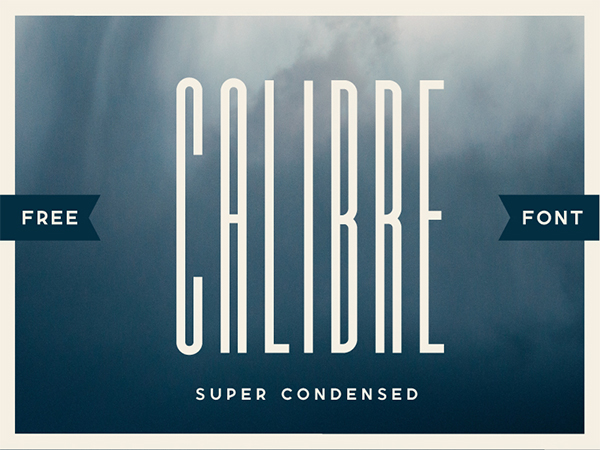 Calibre Super Condensed Free Font