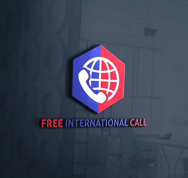 Free International Call -Logo Design