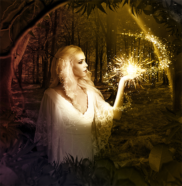 Create A Fairy With Sparkle Dust Trail In Photoshop