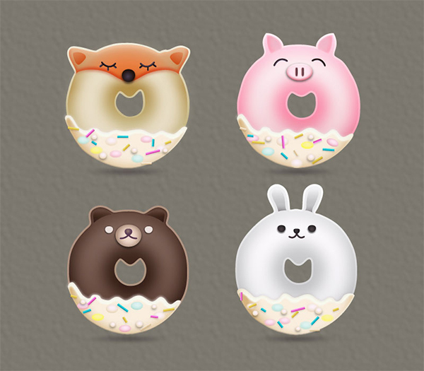 How to Create Animal Donuts Designs in Adobe Illustrator