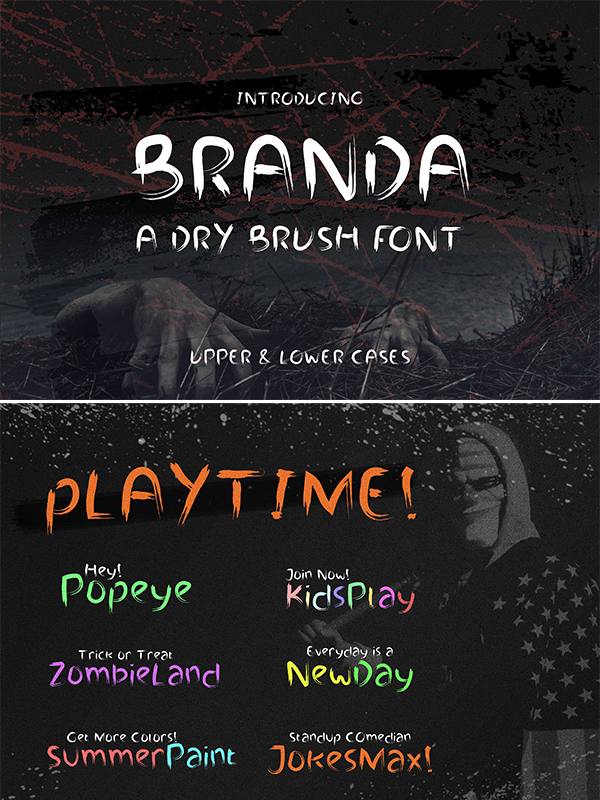 Branda - Dry Brush Web Font
