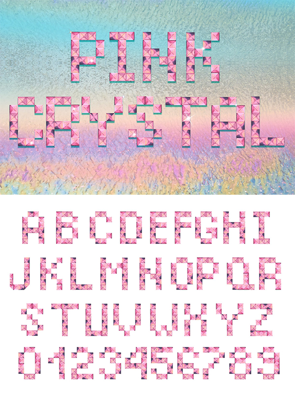 Pink Crystal Pixel