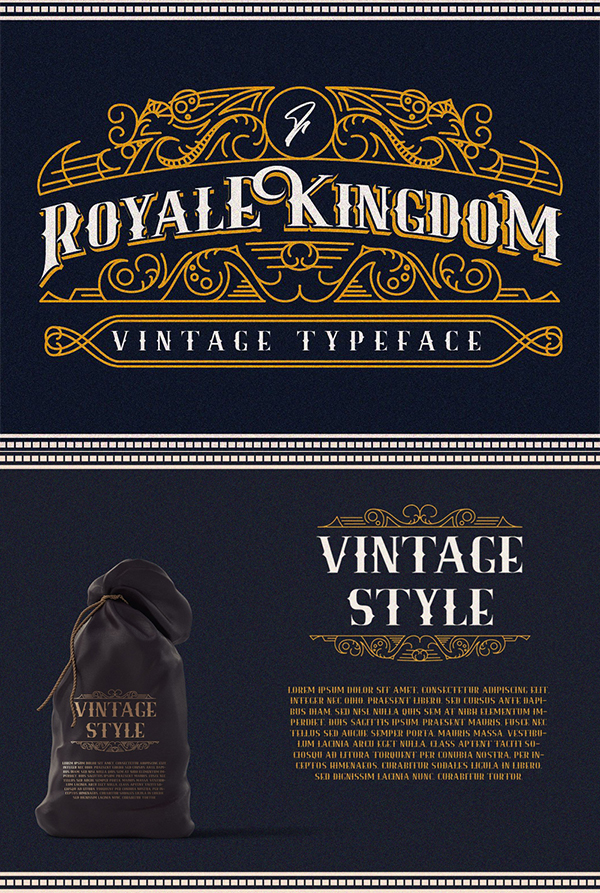 Royale Kingdom ~ Vintage Typeface 