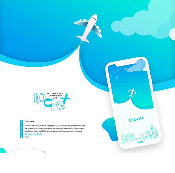 Creative Sketch App And UI Kit – XD Free Download
