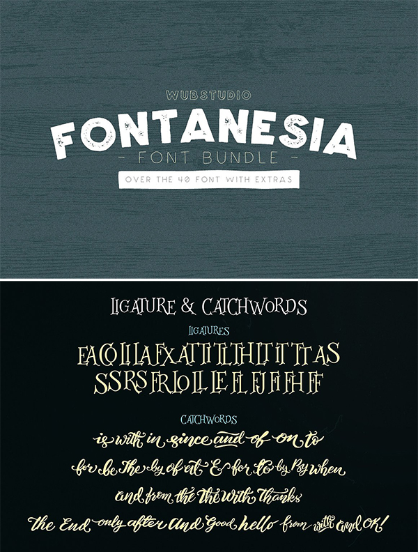 Fontanesia Font Bundle