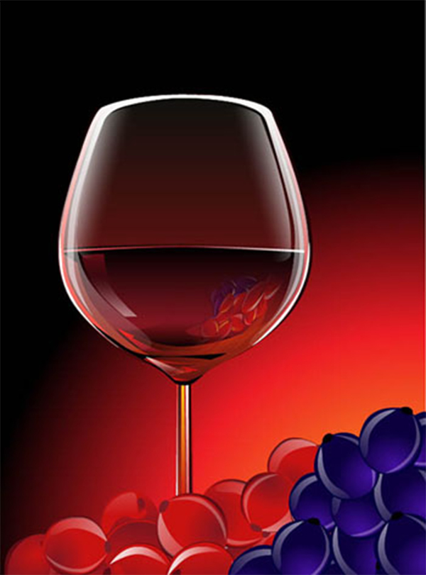 Vector Wine Glass