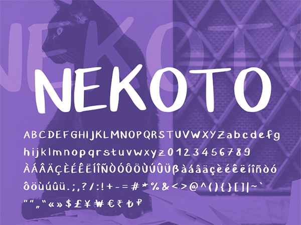 Nekoto - New Free Font