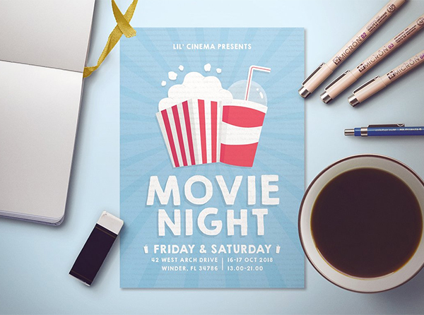 Movie Night Flyer