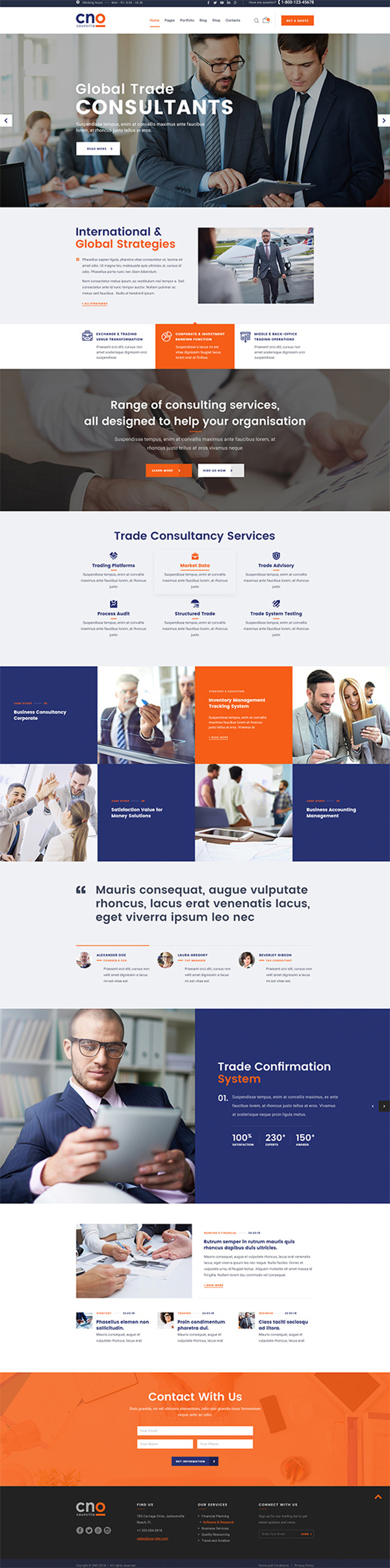 Councilio - Business and Financial Consulting WordPress Theme