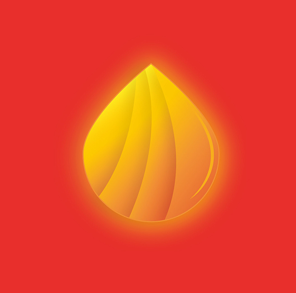 Creative Lighten Drop Logo